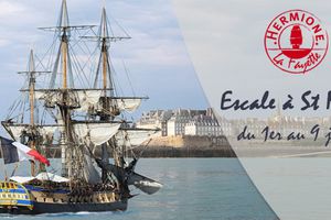 ESCALE DE L'HERMIONE ET VISITE EN IMAGES