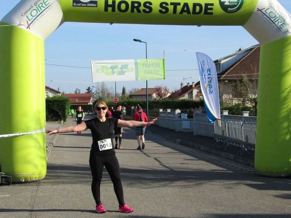 La course La Marcellinoise 2015, à Saint Marcellin en Forez. J'avais bouclé 6.5 kilomètres en 39 minutes... 
