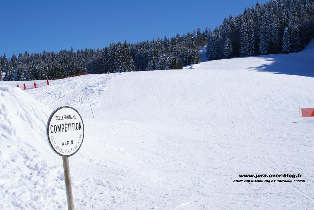 Les photos ce cet hiver 2009, prisent avec un SONY DSLR-A300 Objectif DT 18-70mm F35-56. ballade à travers le Haut Jura avec l'or blanc tant attendu ! Cette année 2009 reste exeptionelle !