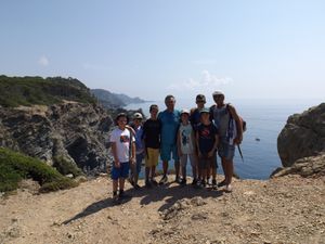 devant les falaises de Porquerolles