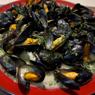 Recette Moules au Roquefort