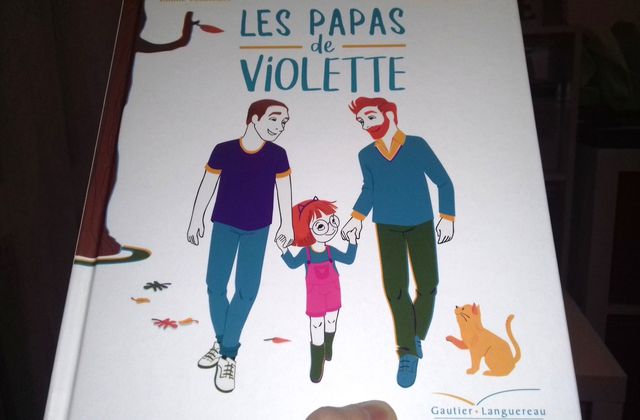  [Papathèque] Lecture : "Les deux papas de Violette" (éditions Gautier-Languereau)