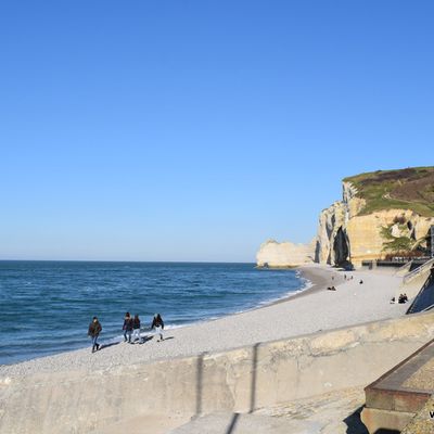 Balade hivernale à Etretat (76)