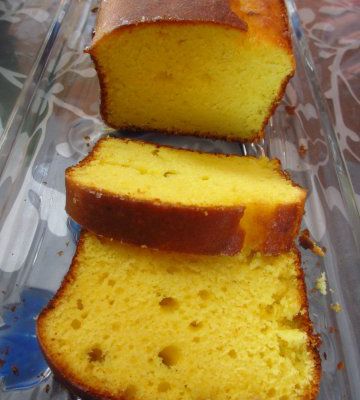 Cake mousseline au citron - Plaisir et gourmandises chez Sophie