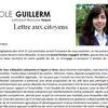 La lettre aux citoyens de Carole Guillerm