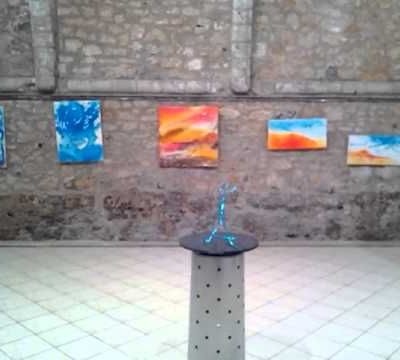 Ellen Liblin expose à Pont de l'Arche ses sculptures de fil