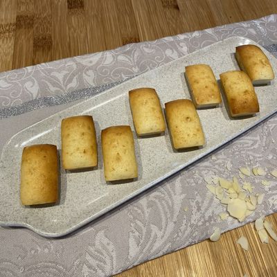 Financiers au chocolat blanc