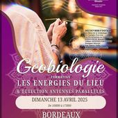 BORDEAUX/33 Gironde/Formation/Géobiologie 1: "Les ENERGIE du LIEU"