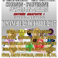 3ème Exposition - Salon Multicollections à Cournon - d'Auvergne 29 Octobre 2017