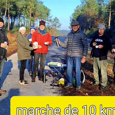 Infos club, dernière marche... et bonnes fêtes de fin d'année à tous !