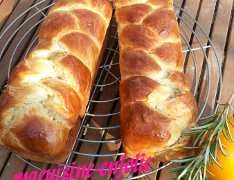 Brioche à la fleur d'oranger au Cook'in