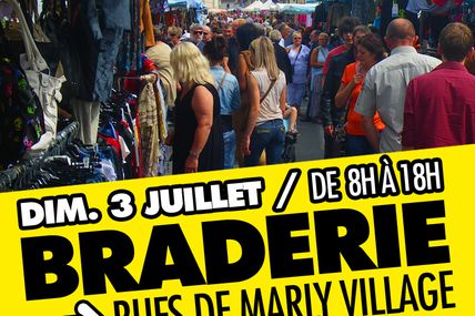 Marly village grande braderie le 3 juillet 2016