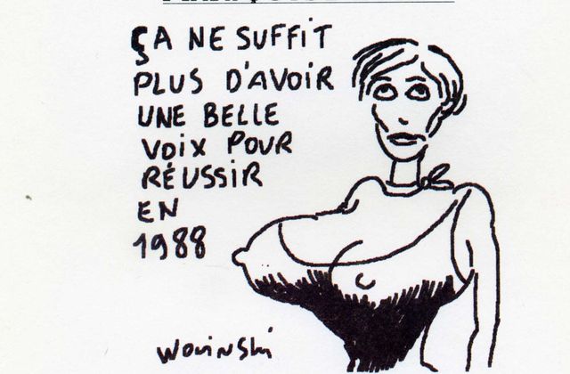 WOLINSKI / DESSINS DE PRESSE / HUMOUR / HARDY & DUTRONC