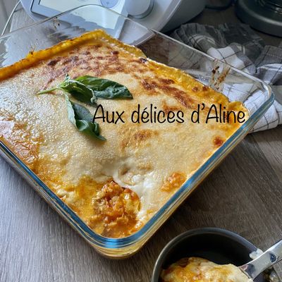 Moussaka de lentilles corail