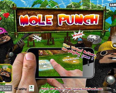 La Mole Punch, un jeu de réalité augmentée
