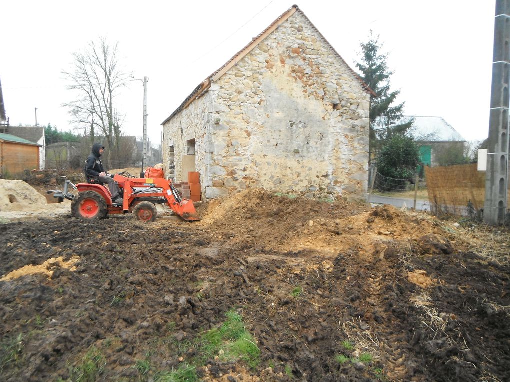 petits travaux de préparation et nettoyage pour les derniers gros oeuvre ;)