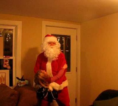 Visite du père noel à domicile