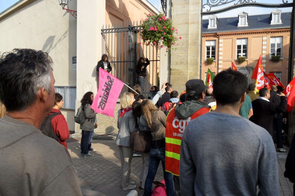 Lycéen-ne-s, cheminots, Aubert-Duval, des profs, des retraités etc...