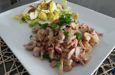 Champignons à la Carbonara