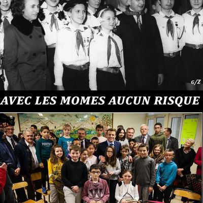 Macron parle aux enfants, pas aux adultes...