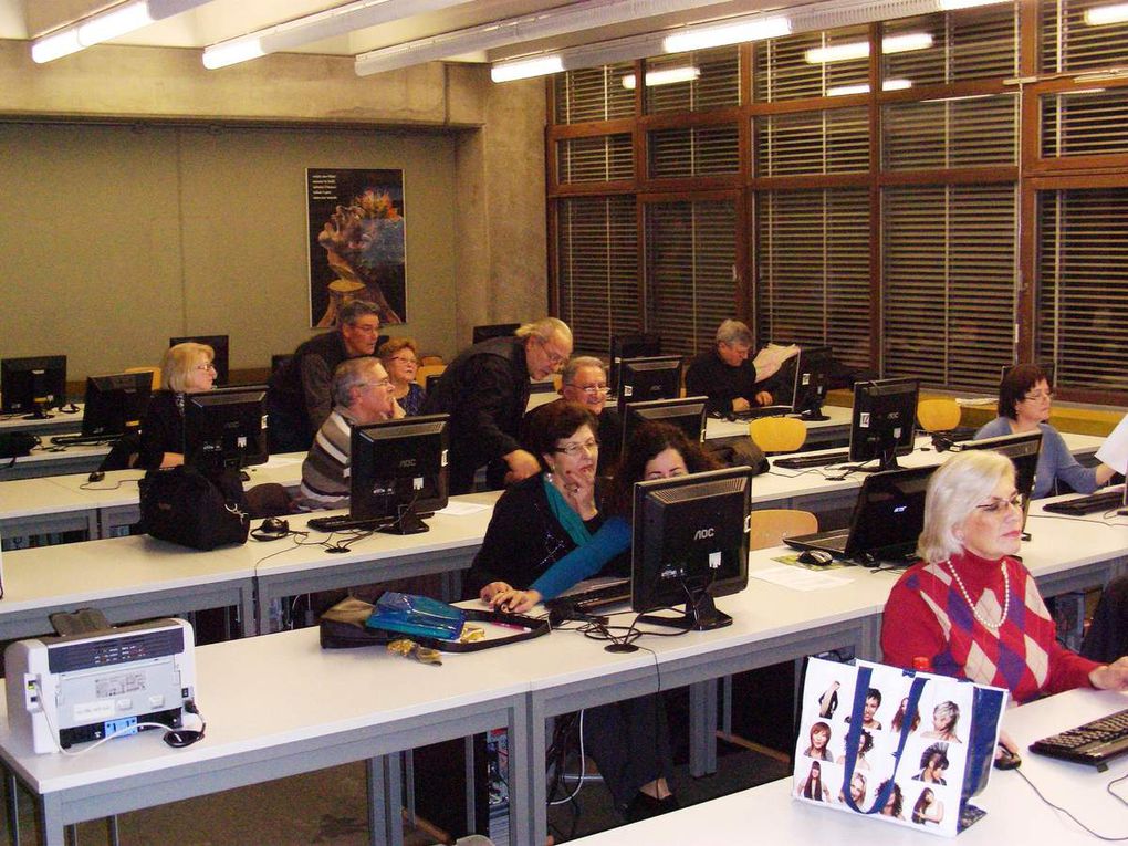 Partecipanti e panoramiche del corso UNITRE Olten 2011/2012AI001, Windows 7 e Internet