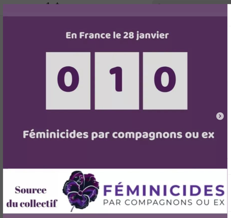 89 EME  FEMINICIDES   DEPUIS LE DEBUT  DE L ANNEE 2022