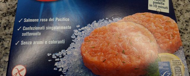 Hamburger di salmone con limone e aneto "Findus"