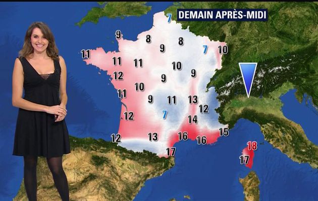 Fanny Agostini Météo BFM TV le 27.02.2017