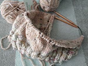 Chauffe épaules au tricot