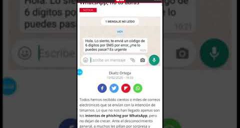 Alerta Mensajes por mensajes de WhatsApp