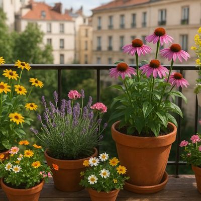 Les plantes mellifères pour un balcon fleuri