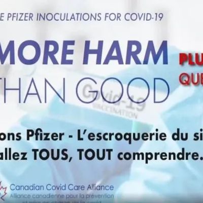 Pfizer - La plus grande escroquerie mondiale détricotée ! - MAJ 23/12/2022.