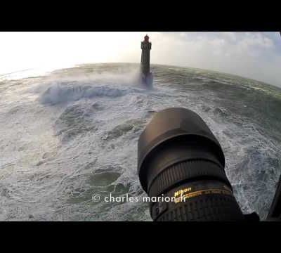 Tempête au large du Finistére 2014