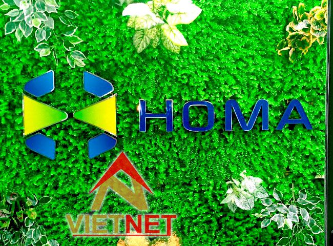 Bảng hiệu chữ nổi công ty HOMA