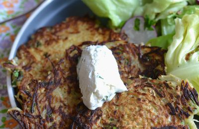 Galettes pommes de terre et panais #végétarien