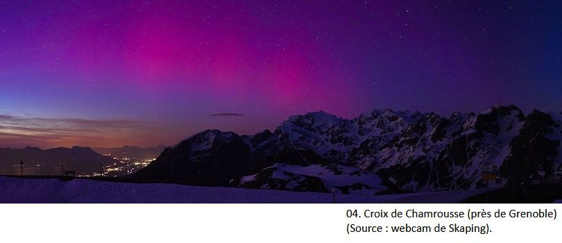 Science beauté aurores boréales France