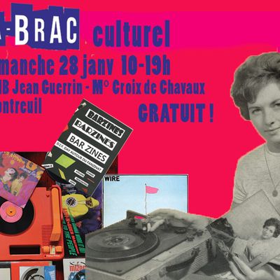 Bouq'Lib' au Bric-à-brac culturel / Théâtre Berthelot - dimanche 28 janvier 2024