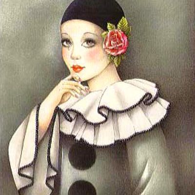 Pierrot - Colombine et Arlequin illustrés -  Pierrot