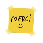 merci paint on post it