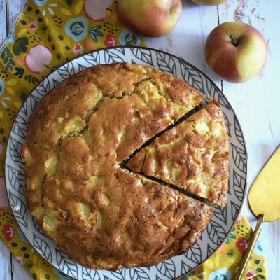 Moelleux aux pommes sans beurre