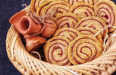 Fekkas salé aux épices Mrouzia et au salami de boeuf 