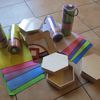 Fournitures pour bricolage.