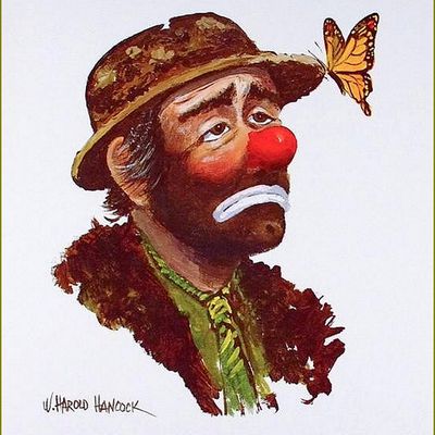Clowns en peinture -  W. Harold Hancock