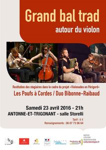 Antonne-et-Trigonant bal folk le 23 avril 2016