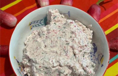 Tartinade ou mousse de radis