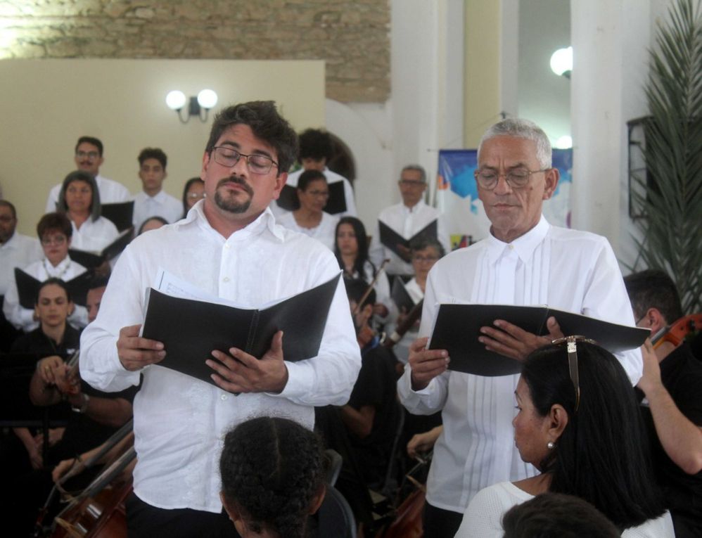 Feligreses católicos celebraron el Domingo de Ramos en la Catedral de Puerto Cabello