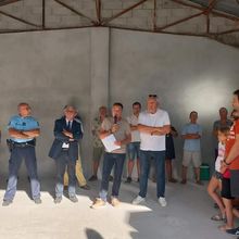 SAINT JULIEN DU VERDON   INAUGURATION DU HANGAR COMMUNAL