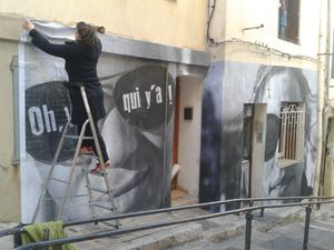 Un petit aperçu de l'exposition de rue "Oh! Vé qui y a" à Marseille réalisée pour l'ouverture de Marseille capitale européenne de la culture.  