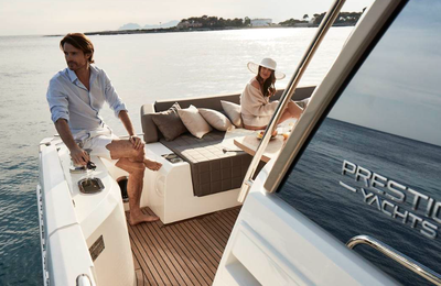 L'impressionnant dispositif de Prestige Yachts pour le Yachting Festival de Cannes