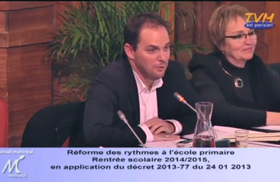 Rythmes scolaires : intervention vidéo de G. LE CHEQUER pour le groupe RGC/PG